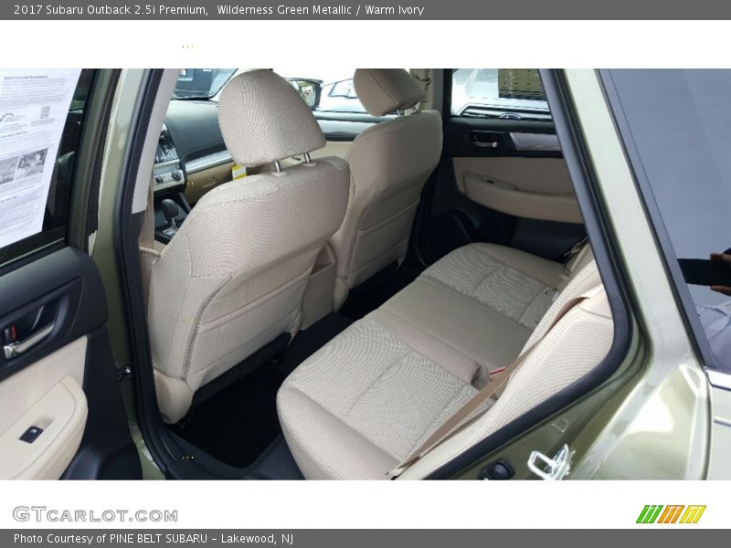 Wilderness Green Metallic / Warm Ivory 2017 Subaru Outback 2.5i Premium
