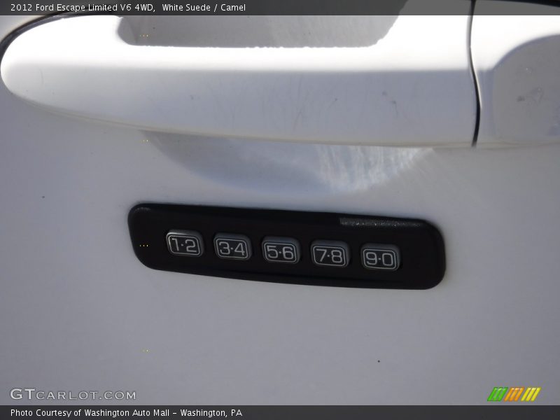 White Suede / Camel 2012 Ford Escape Limited V6 4WD