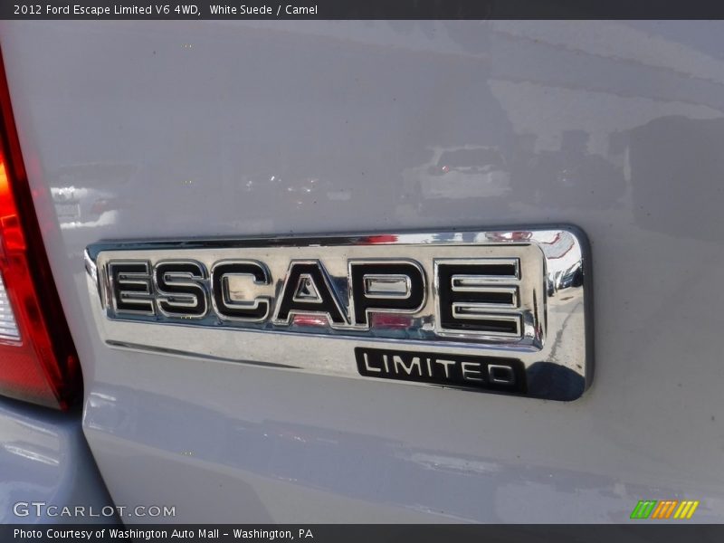 White Suede / Camel 2012 Ford Escape Limited V6 4WD