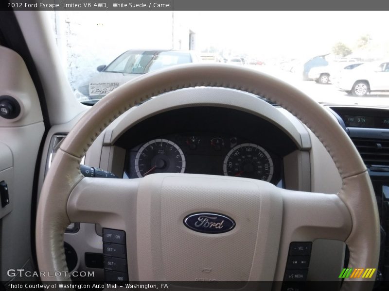 White Suede / Camel 2012 Ford Escape Limited V6 4WD