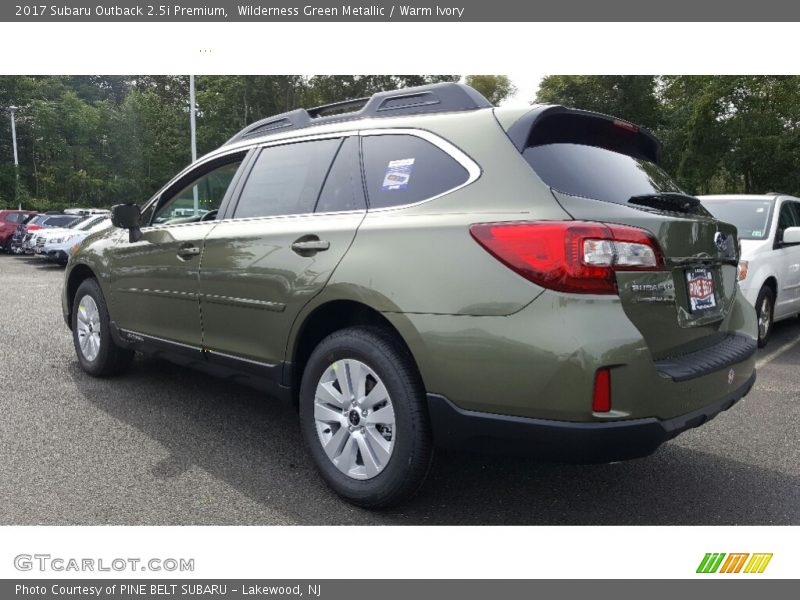 Wilderness Green Metallic / Warm Ivory 2017 Subaru Outback 2.5i Premium