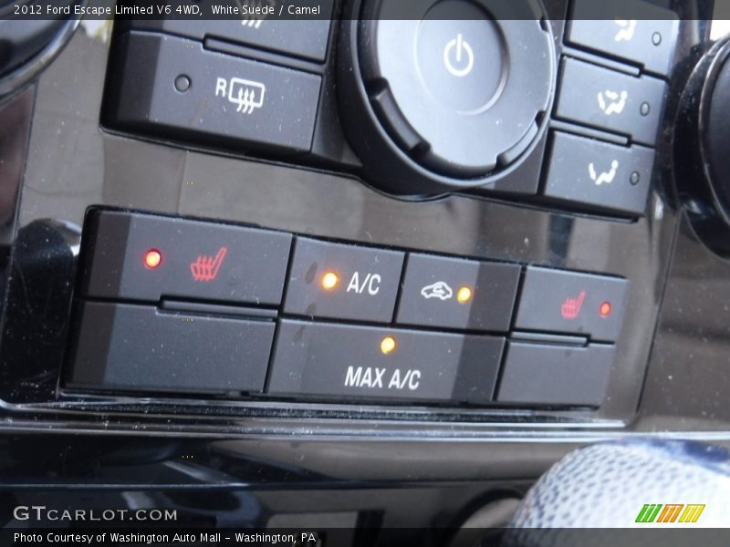 White Suede / Camel 2012 Ford Escape Limited V6 4WD