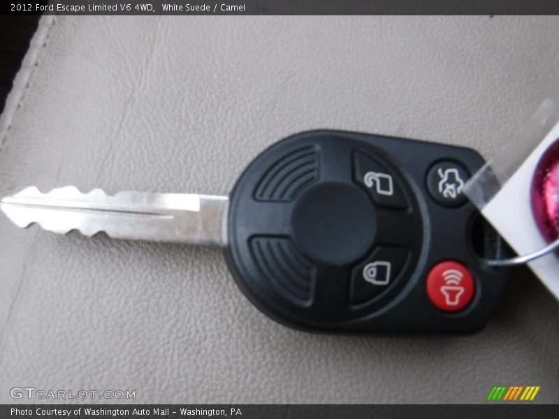 White Suede / Camel 2012 Ford Escape Limited V6 4WD