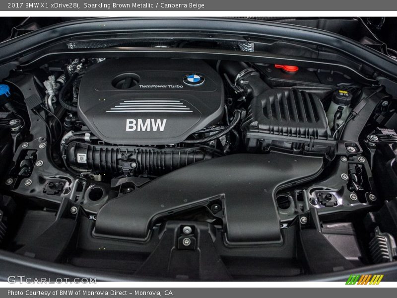  2017 X1 xDrive28i Engine - 2.0 Liter Twin-Power Turbocharged DOHC 16-Valve VVT 4 Cylinder