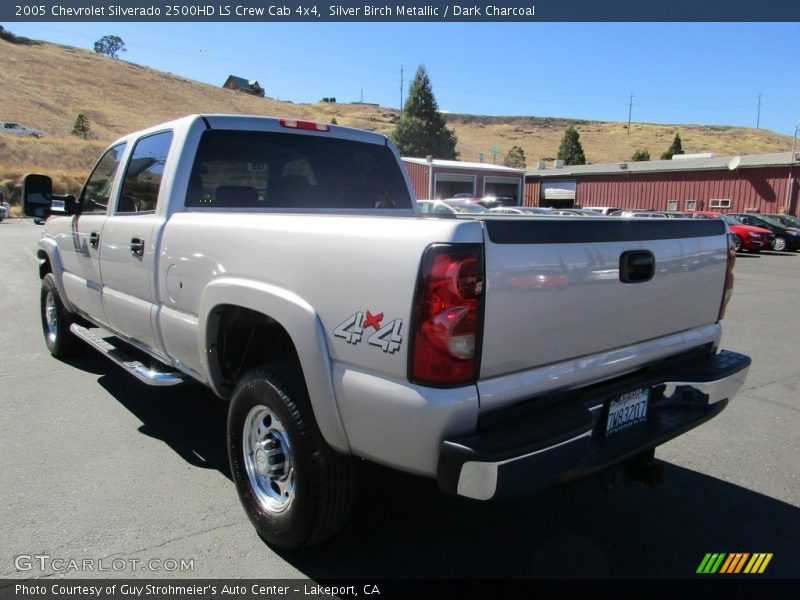 Silver Birch Metallic / Dark Charcoal 2005 Chevrolet Silverado 2500HD LS Crew Cab 4x4