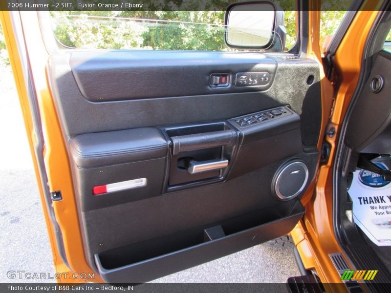 Fusion Orange / Ebony 2006 Hummer H2 SUT