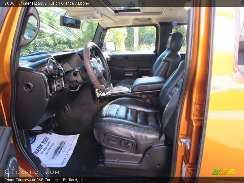 Fusion Orange / Ebony 2006 Hummer H2 SUT