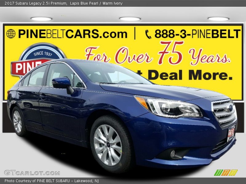Lapis Blue Pearl / Warm Ivory 2017 Subaru Legacy 2.5i Premium