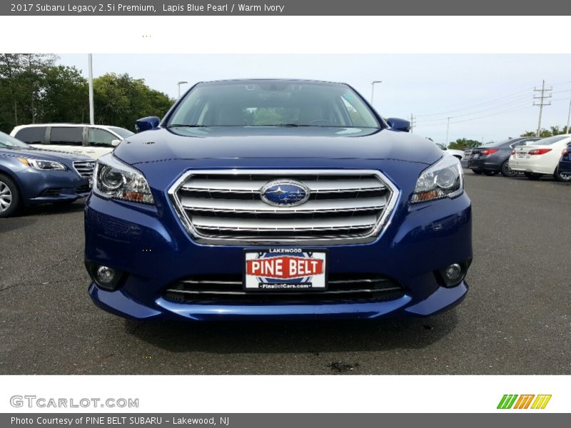 Lapis Blue Pearl / Warm Ivory 2017 Subaru Legacy 2.5i Premium
