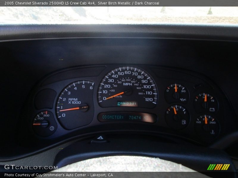 Silver Birch Metallic / Dark Charcoal 2005 Chevrolet Silverado 2500HD LS Crew Cab 4x4