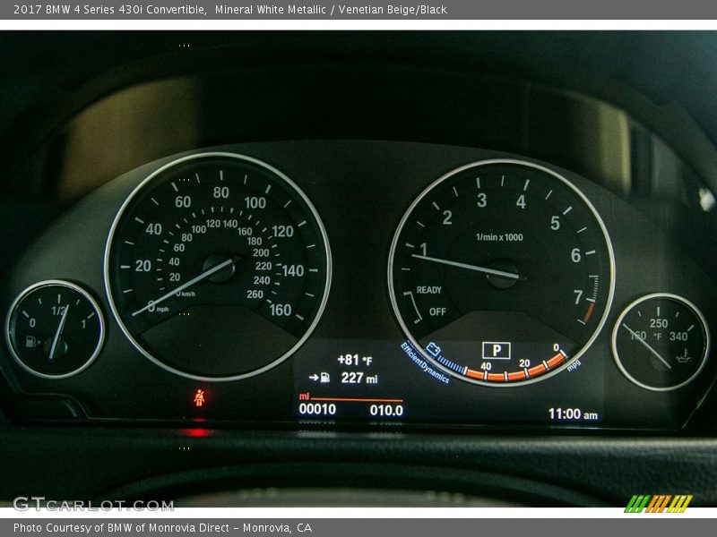  2017 4 Series 430i Convertible 430i Convertible Gauges