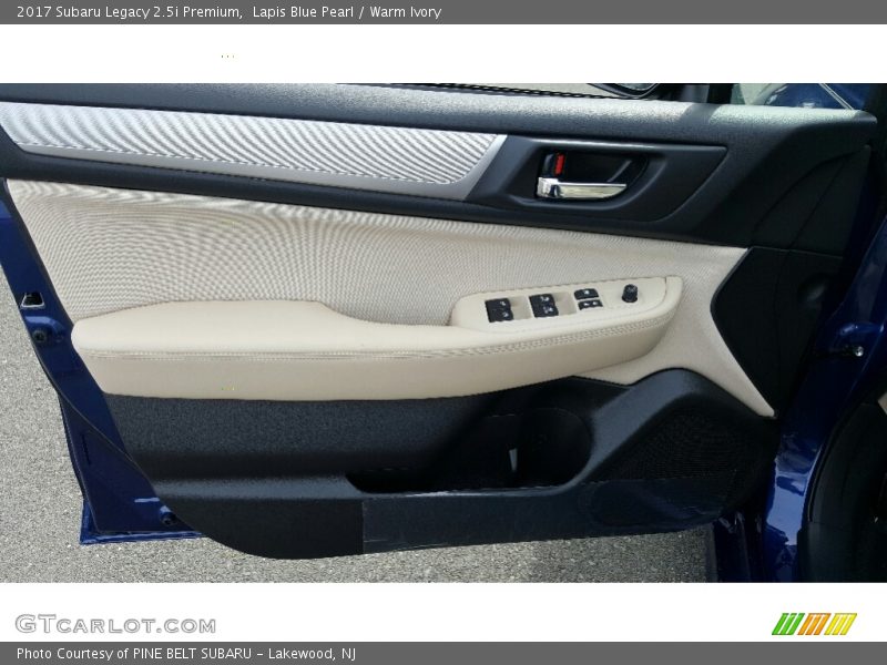 Lapis Blue Pearl / Warm Ivory 2017 Subaru Legacy 2.5i Premium