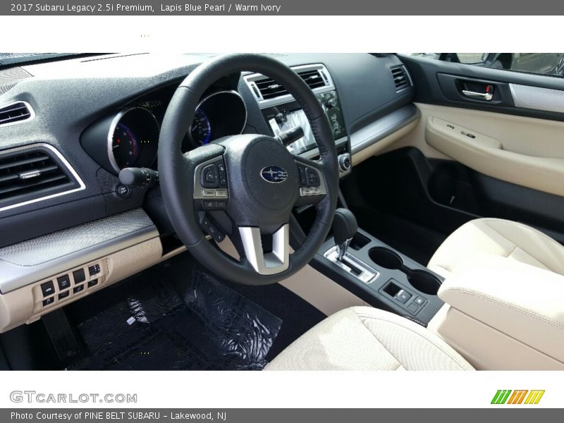 Lapis Blue Pearl / Warm Ivory 2017 Subaru Legacy 2.5i Premium