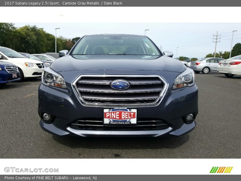 Carbide Gray Metallic / Slate Black 2017 Subaru Legacy 2.5i Sport