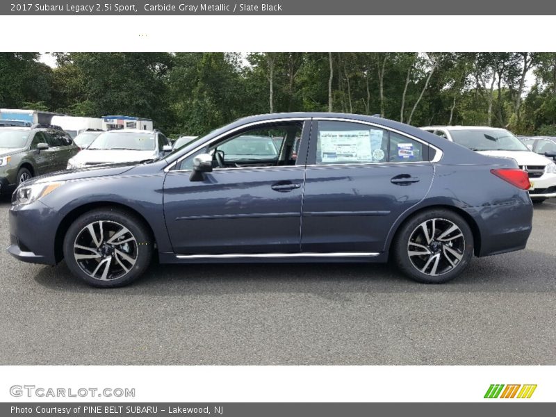 Carbide Gray Metallic / Slate Black 2017 Subaru Legacy 2.5i Sport