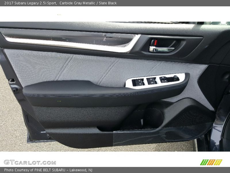 Carbide Gray Metallic / Slate Black 2017 Subaru Legacy 2.5i Sport