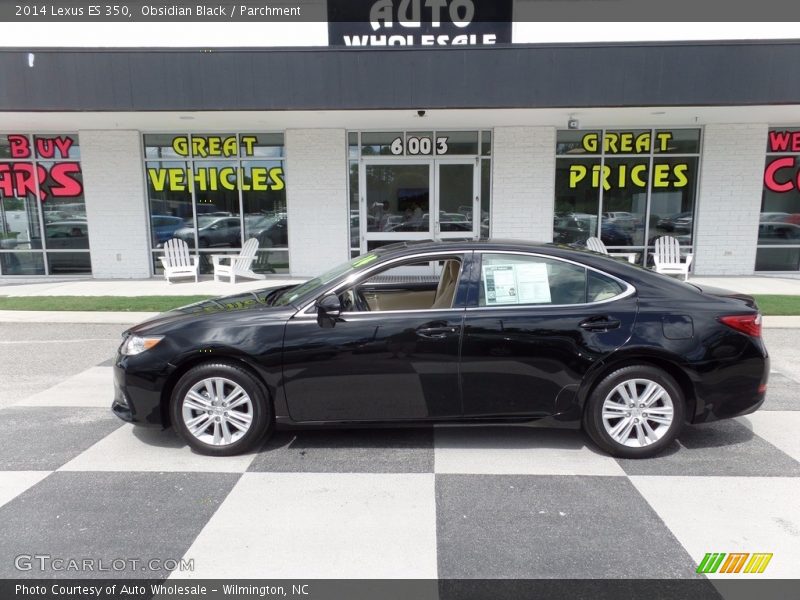 Obsidian Black / Parchment 2014 Lexus ES 350