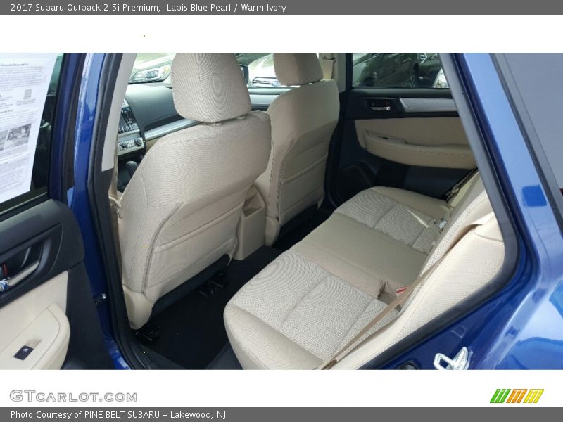 Lapis Blue Pearl / Warm Ivory 2017 Subaru Outback 2.5i Premium