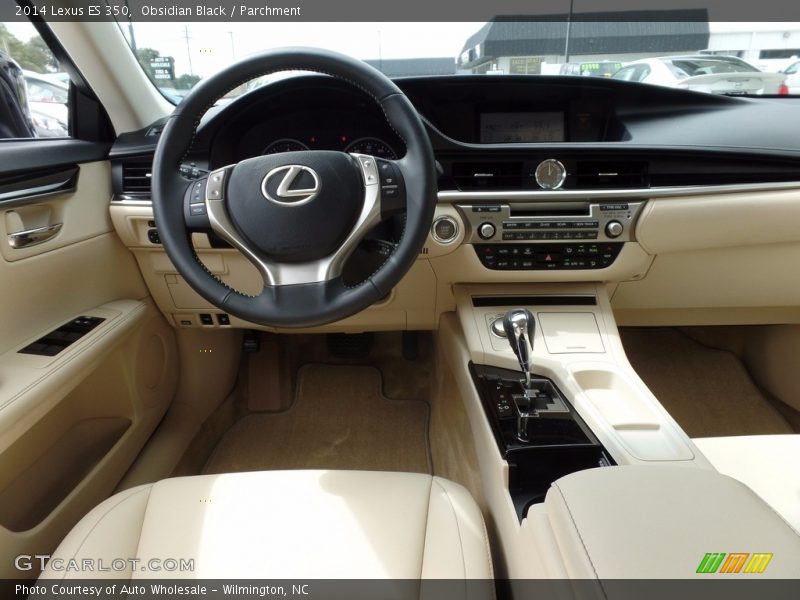 Obsidian Black / Parchment 2014 Lexus ES 350