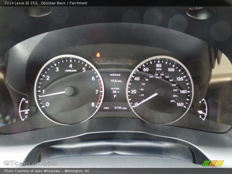 Obsidian Black / Parchment 2014 Lexus ES 350