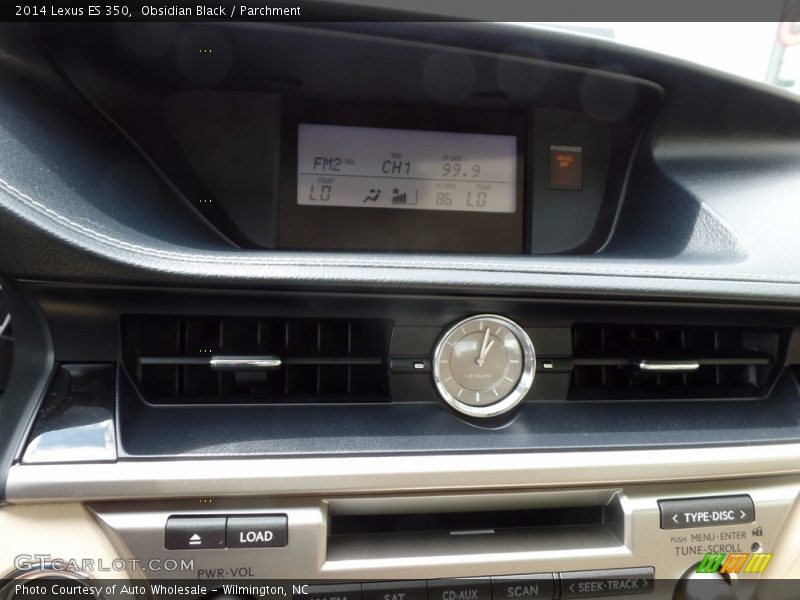 Obsidian Black / Parchment 2014 Lexus ES 350
