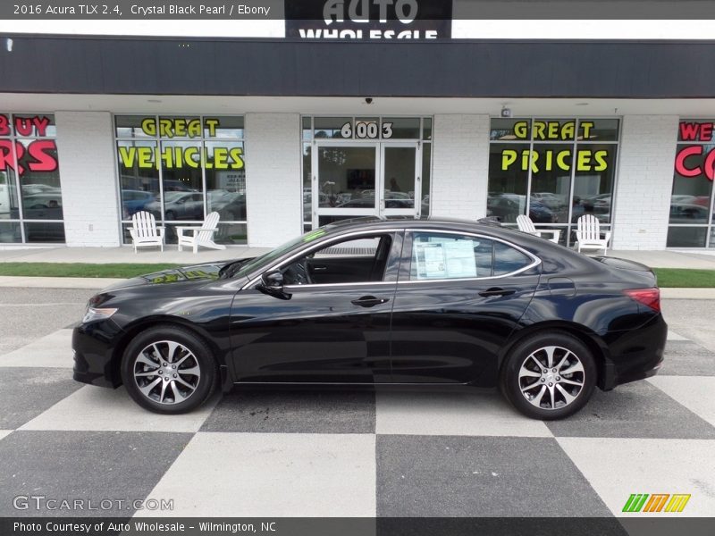 Crystal Black Pearl / Ebony 2016 Acura TLX 2.4