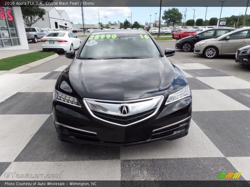 Crystal Black Pearl / Ebony 2016 Acura TLX 2.4