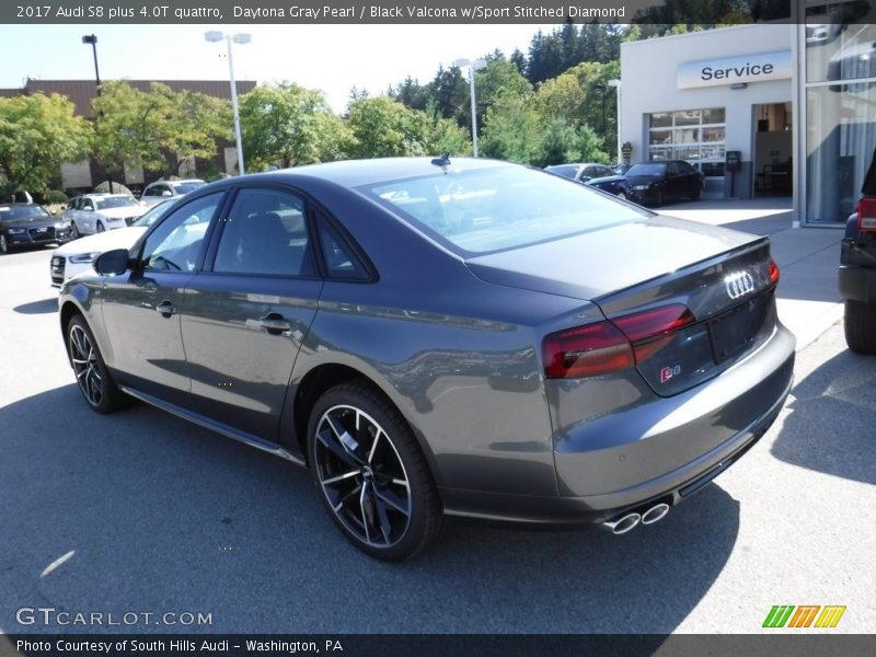 Daytona Gray Pearl / Black Valcona w/Sport Stitched Diamond 2017 Audi S8 plus 4.0T quattro