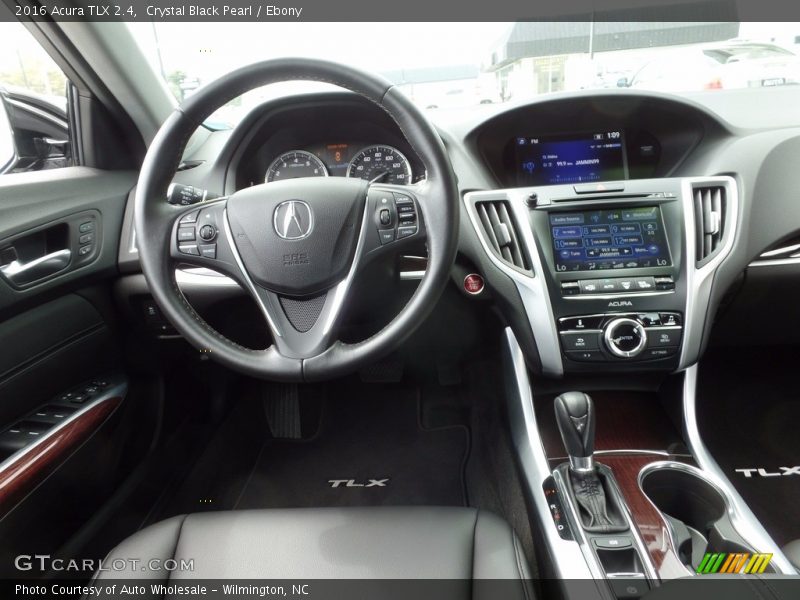 Crystal Black Pearl / Ebony 2016 Acura TLX 2.4