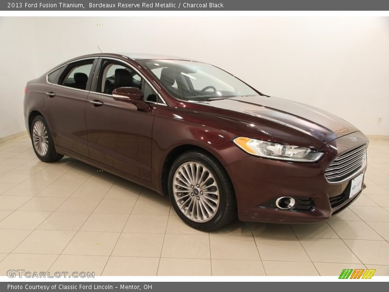 Bordeaux Reserve Red Metallic / Charcoal Black 2013 Ford Fusion Titanium