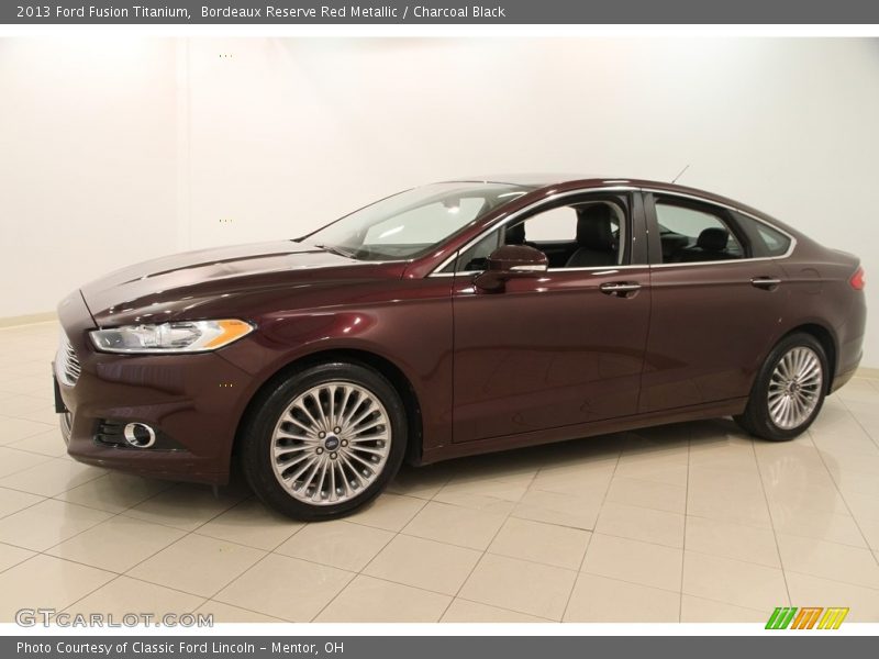 Bordeaux Reserve Red Metallic / Charcoal Black 2013 Ford Fusion Titanium