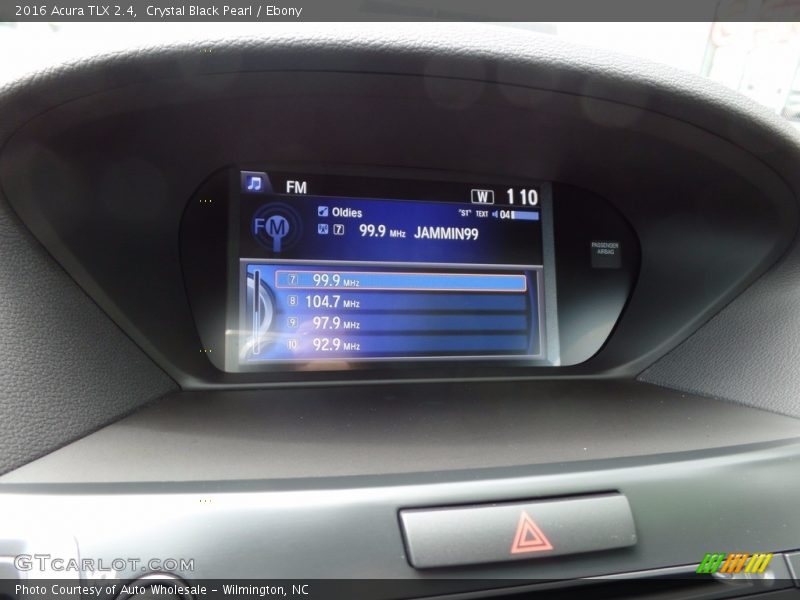 Crystal Black Pearl / Ebony 2016 Acura TLX 2.4