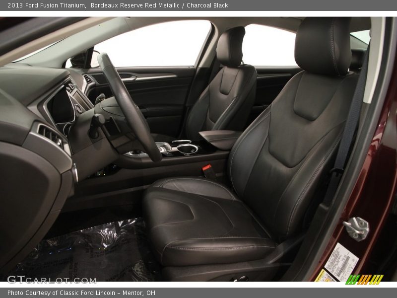 Bordeaux Reserve Red Metallic / Charcoal Black 2013 Ford Fusion Titanium