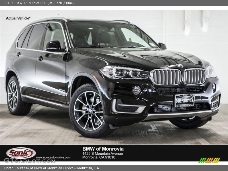 Jet Black / Black 2017 BMW X5 sDrive35i
