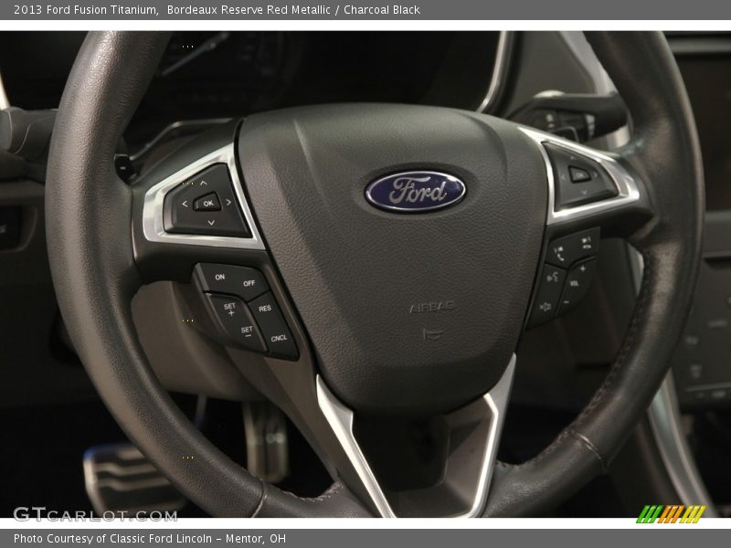 Bordeaux Reserve Red Metallic / Charcoal Black 2013 Ford Fusion Titanium