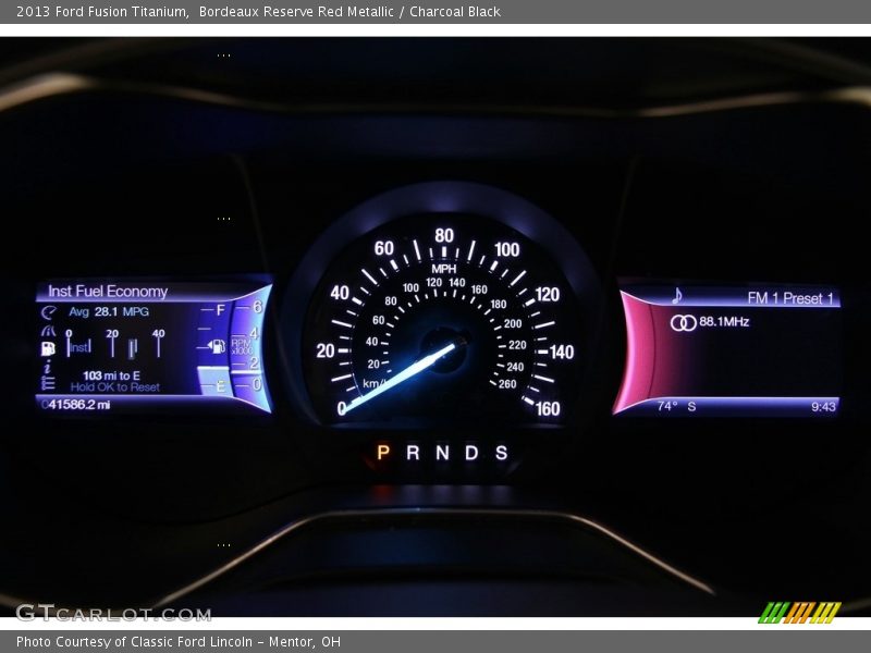 Bordeaux Reserve Red Metallic / Charcoal Black 2013 Ford Fusion Titanium