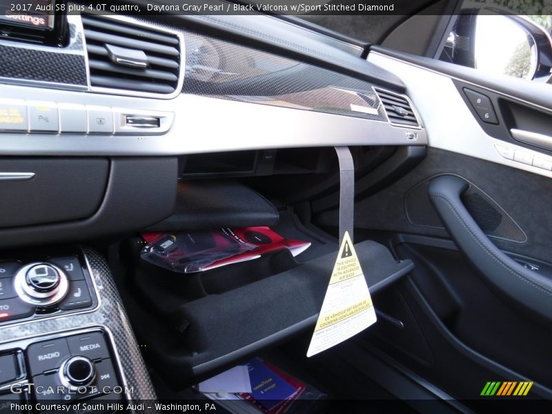 Dashboard of 2017 S8 plus 4.0T quattro