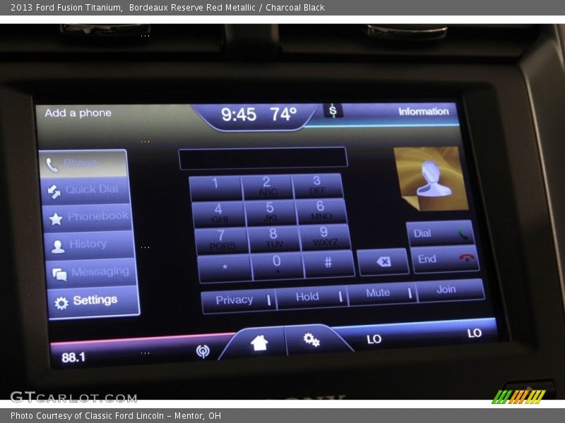 Bordeaux Reserve Red Metallic / Charcoal Black 2013 Ford Fusion Titanium