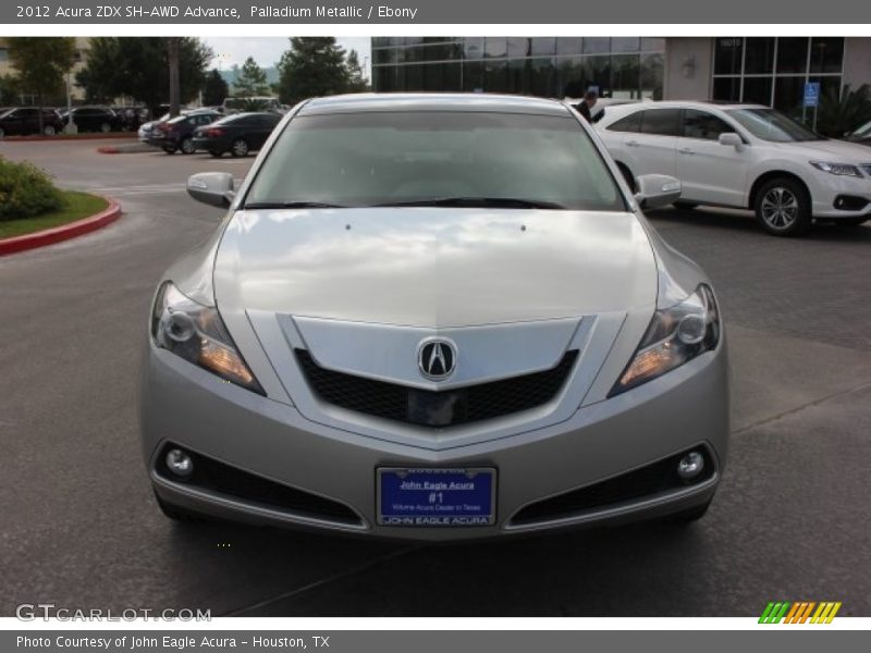 Palladium Metallic / Ebony 2012 Acura ZDX SH-AWD Advance