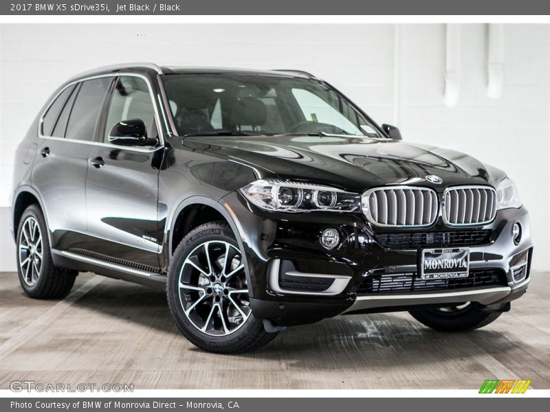 Jet Black / Black 2017 BMW X5 sDrive35i