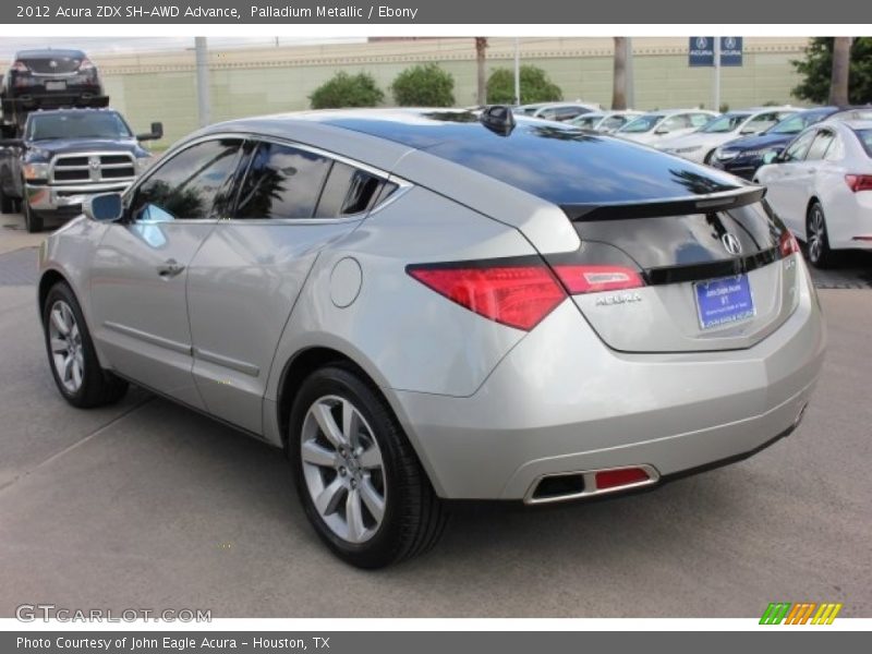 Palladium Metallic / Ebony 2012 Acura ZDX SH-AWD Advance