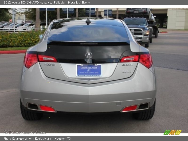 Palladium Metallic / Ebony 2012 Acura ZDX SH-AWD Advance