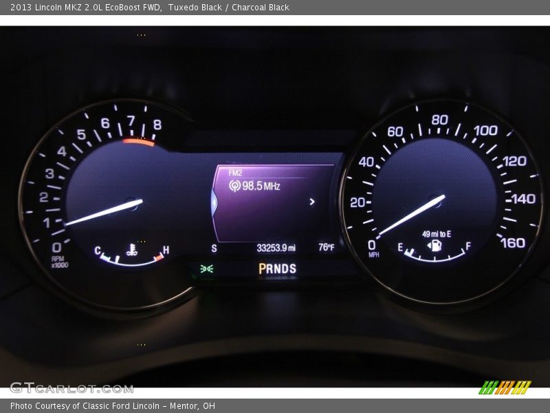 Tuxedo Black / Charcoal Black 2013 Lincoln MKZ 2.0L EcoBoost FWD
