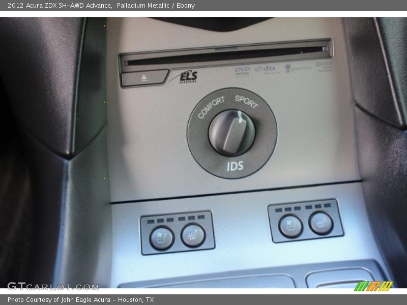 Controls of 2012 ZDX SH-AWD Advance