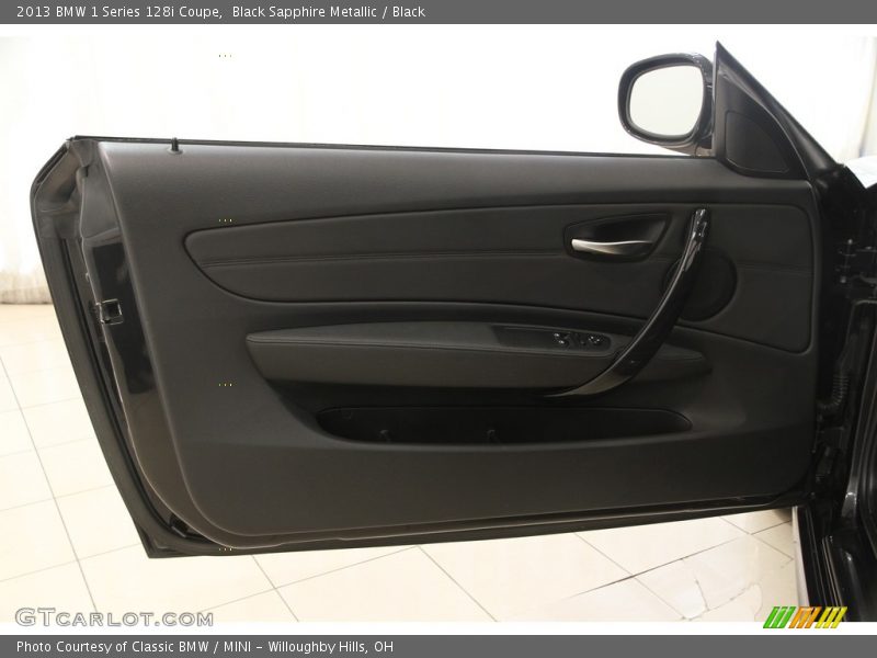 Black Sapphire Metallic / Black 2013 BMW 1 Series 128i Coupe