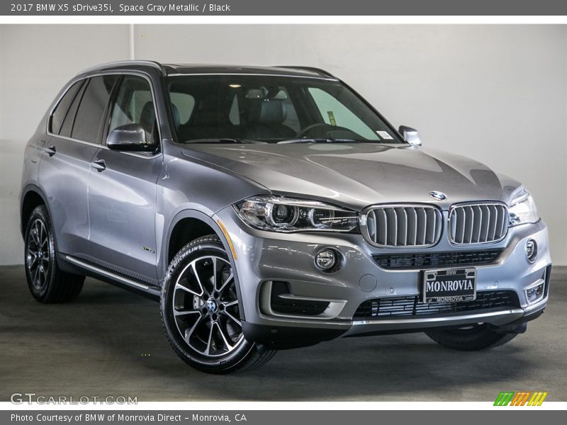 Space Gray Metallic / Black 2017 BMW X5 sDrive35i