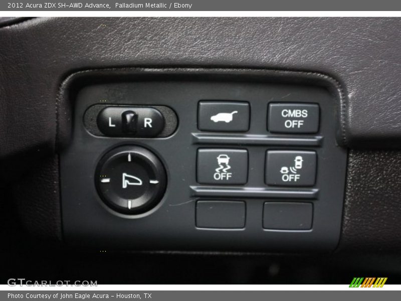 Palladium Metallic / Ebony 2012 Acura ZDX SH-AWD Advance