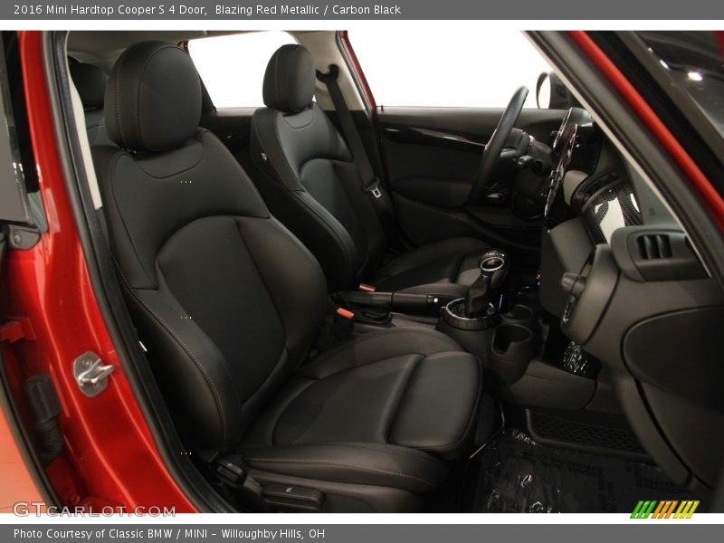 Blazing Red Metallic / Carbon Black 2016 Mini Hardtop Cooper S 4 Door