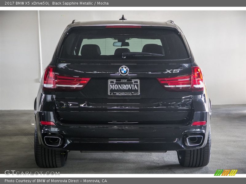 Black Sapphire Metallic / Mocha 2017 BMW X5 xDrive50i