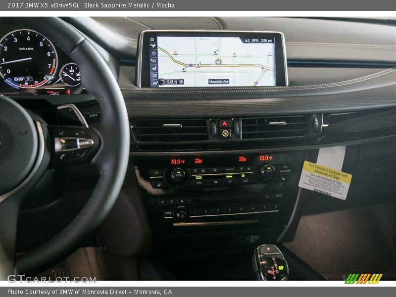 Controls of 2017 X5 xDrive50i